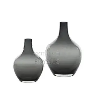 Simple Black Glass Vase