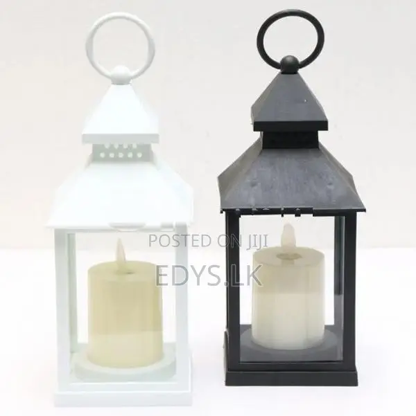 Plastic Lantern with Candle