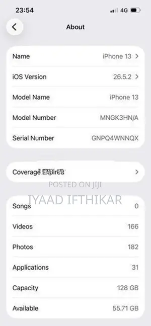 Apple iPhone 13 128GB (Used)