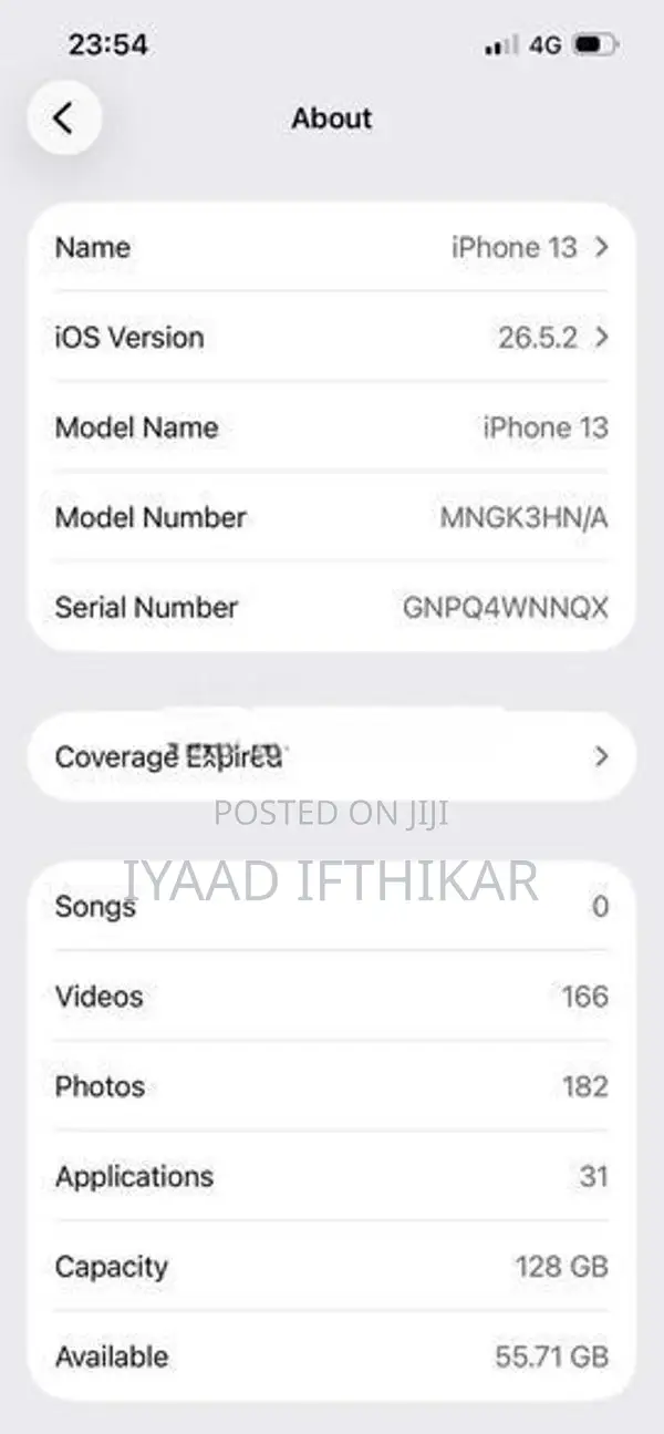 Apple iPhone 13 128GB (Used)