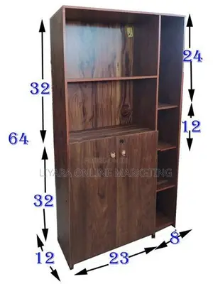 .New Melamine Book Cupboard.