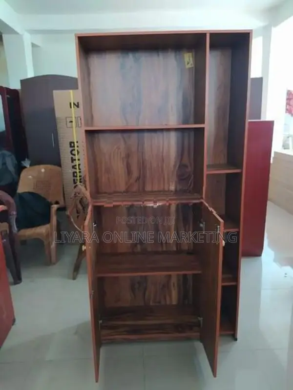 .New Melamine Book Cupboard.