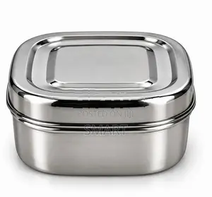 Heavy Stainless Steel Square Dappa (small)-SD85