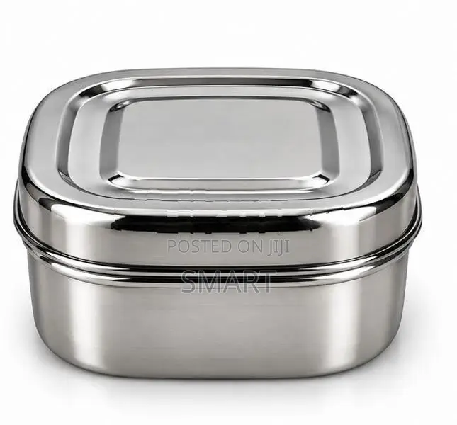 Heavy Stainless Steel Square Dappa (small)-SD85