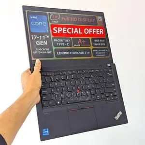 Lenovo ThinkPad T14 Core i7-11th Gen 8GB RAM 256GB SSD Laptop