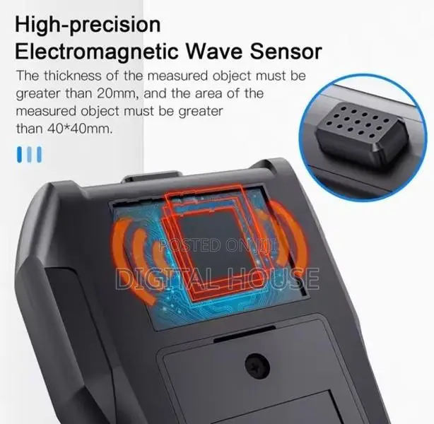 Moisture Meter Digital 3in1 sensors model for Timber