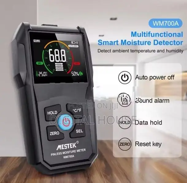 Moisture Meter Digital 3in1 sensors model for Timber