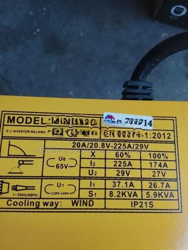 VBW Mini-225 IGBT inverter MMA welding machine – Herman W 0165