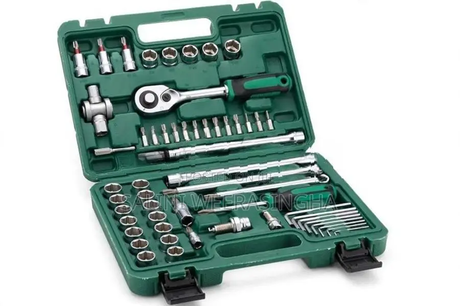 53 PCS Auto Repair Tool Kit - Socket Wrench Set Box