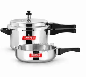 Rich Inox Stainless Steel Pressure Cooker with Glass Lid- Rpc-723