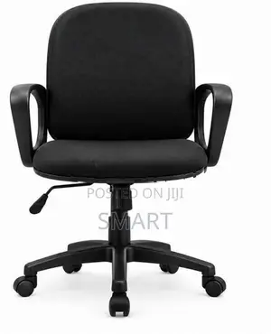 Piyestra Black Ex Low Back Economy Gas Lift Chair -Ecl001
