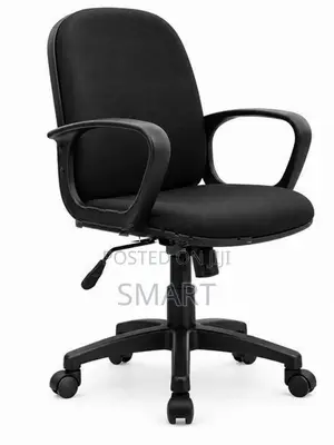 PIYESTRA Black EX Low Back Economy Gas Lift Chair -ECL001