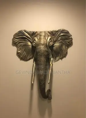 Elephant Face Wall Mural