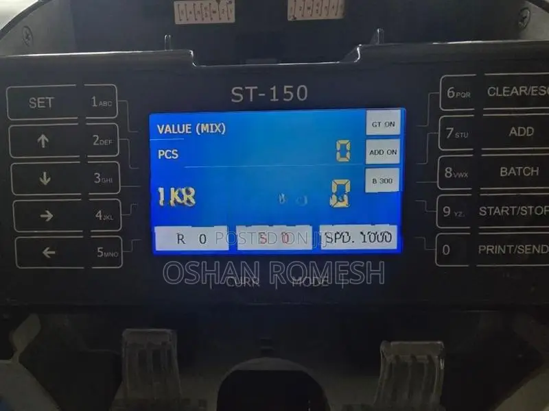 Cash Count Machine