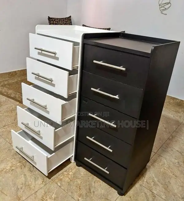 MODERN 5PCS MELAMINE DRAWER CUPBOARDS