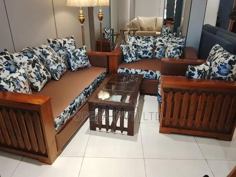 Wooden Sofa Set