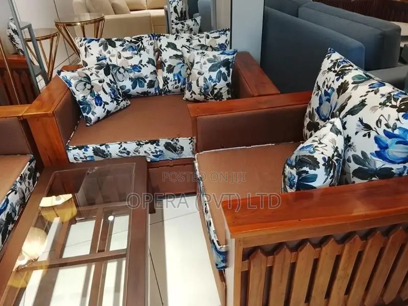 Wooden Sofa Set