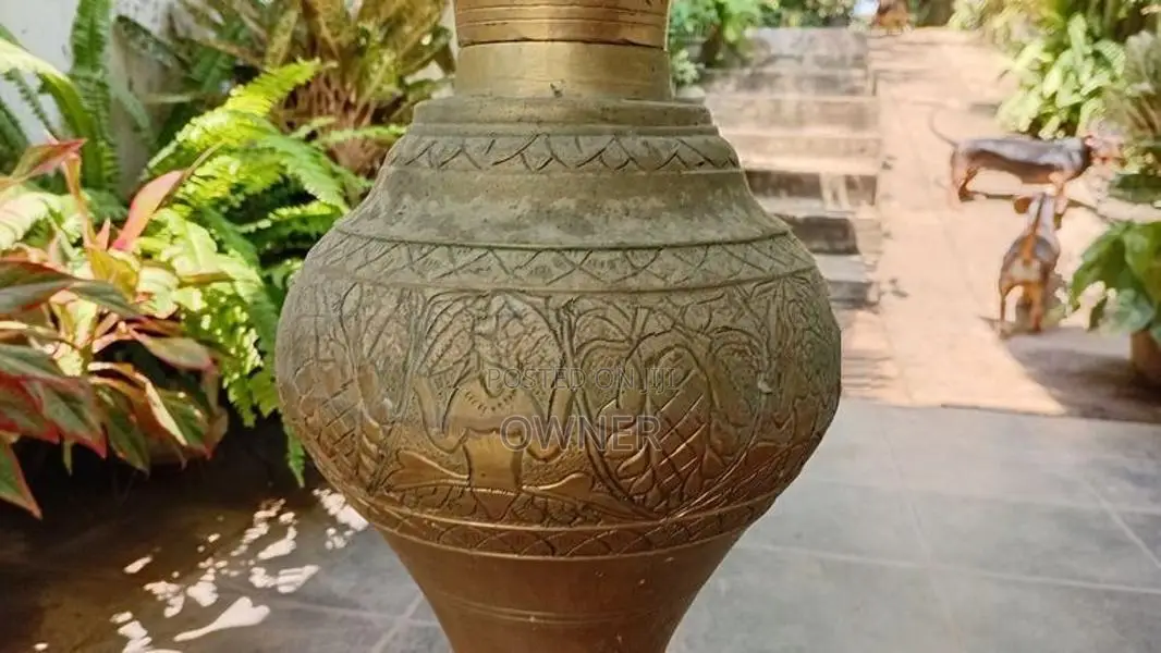 Antique Brass Vase