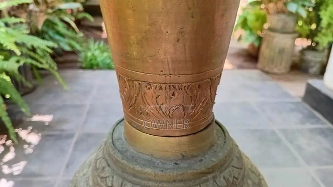 Antique Brass Vase
