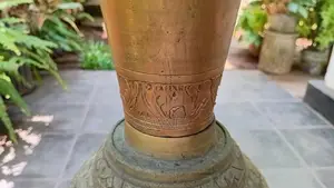 Antique Brass Vase