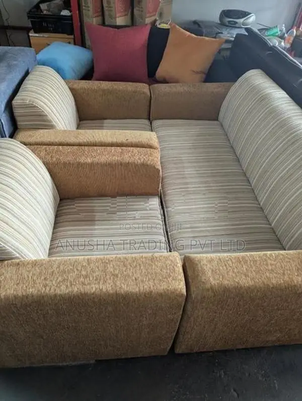 Brand New Fabric Sofa Set