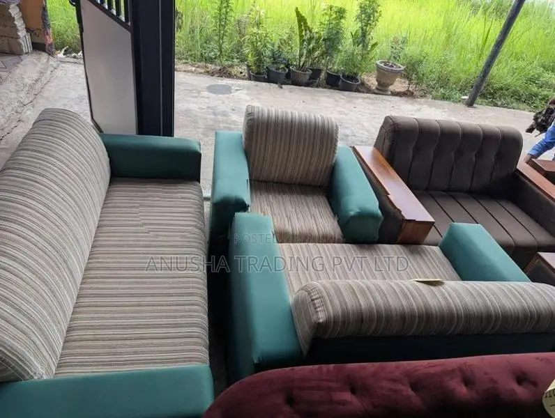 Brand New Modern Fabric Sofa Set