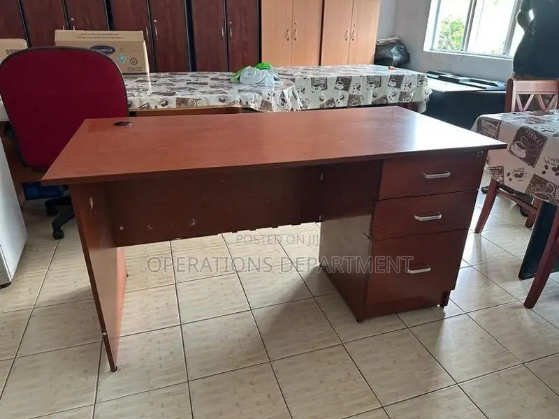 Office Table with Cupboards