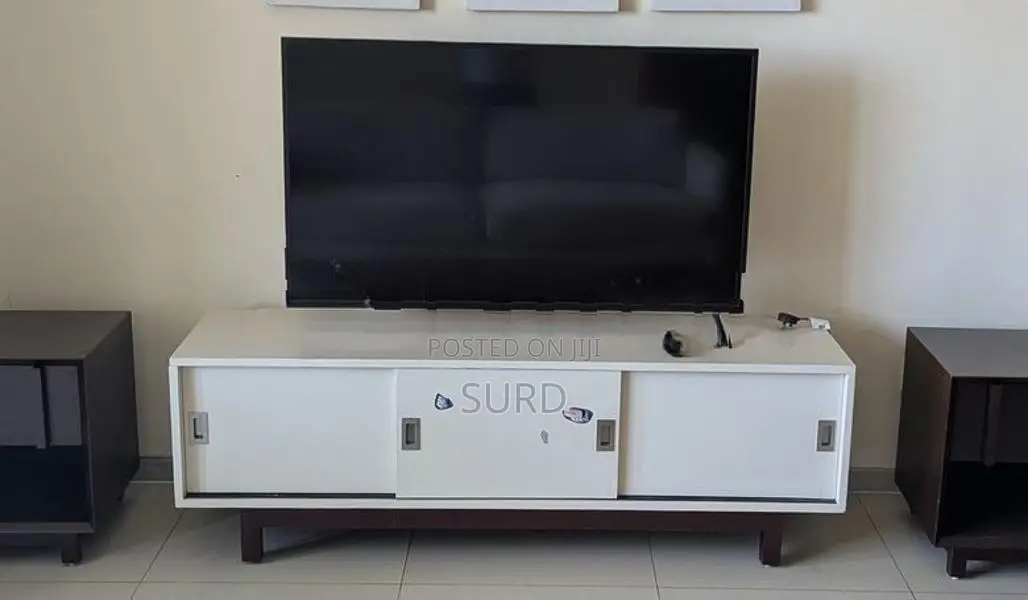 TV Stand Solid Mahogany Wood