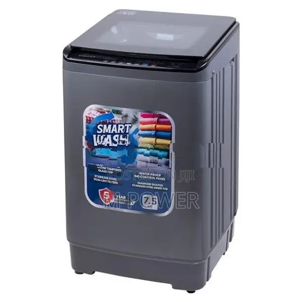 Singer Washing Machine 7.5 Kg Glass Top - Swm-Far75 Gt-Wr