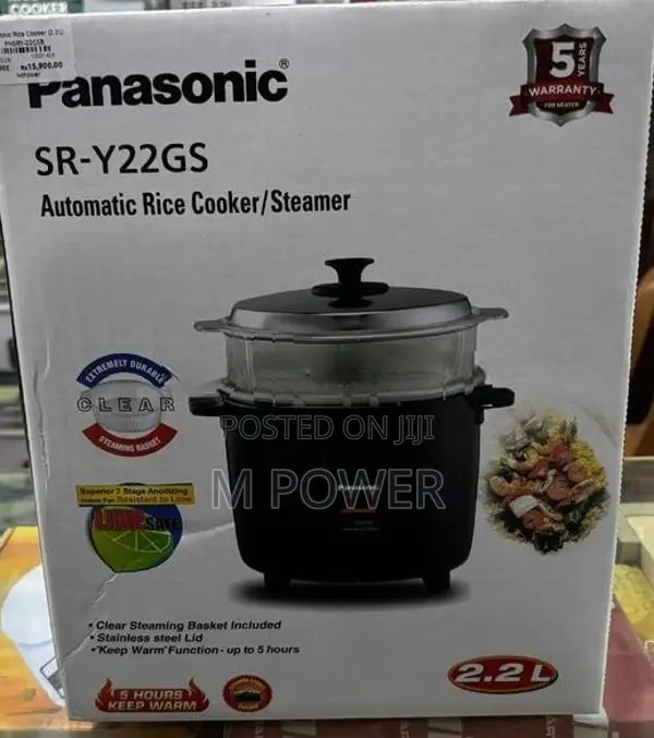 Panasonic Rice Cooker 2.2L - PN-SR-Y-22GSB