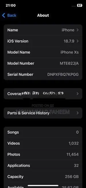 Apple iPhone XS (Used)