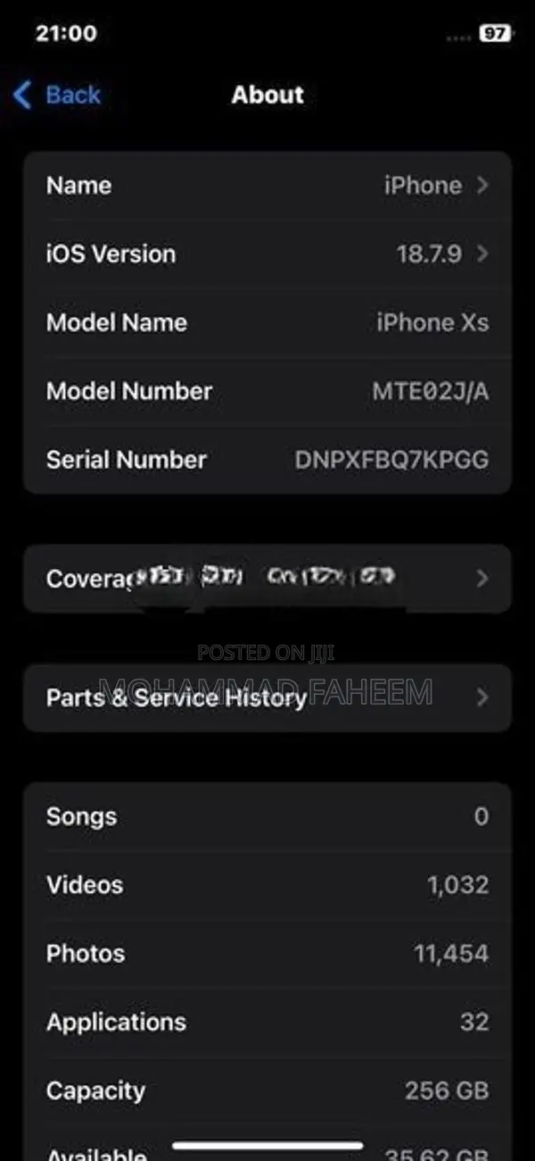 Apple iPhone XS (Used)