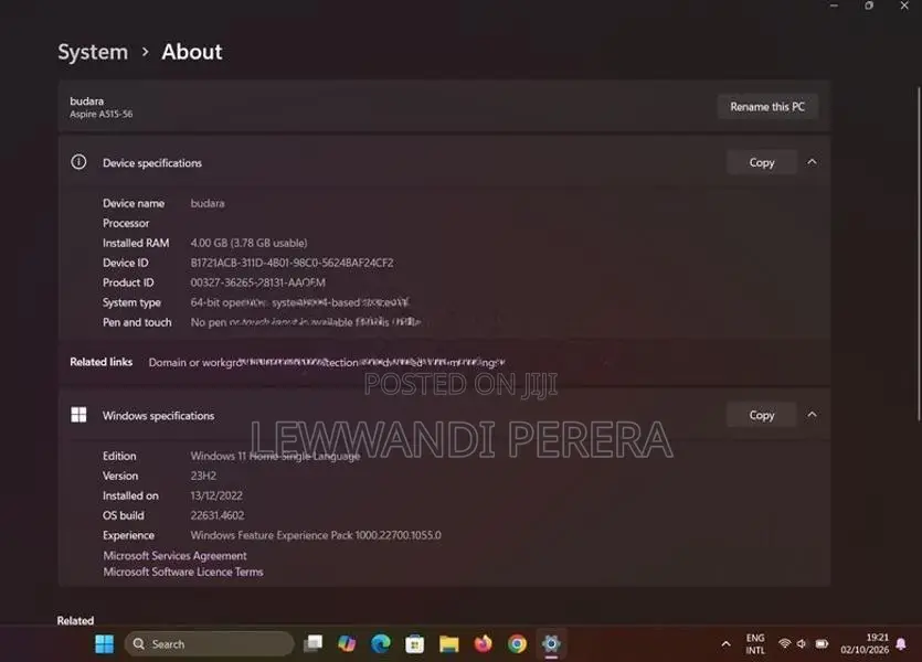 Acer Aspire A515-56 Laptop