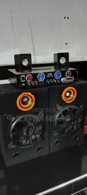 Astro AS-105FBT Speakers with Stereo Amplifier