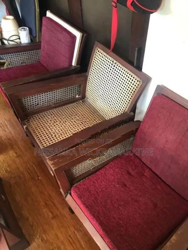 Burma Teak 4 Verandah Chairs with Hat Rack