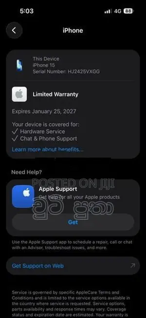 Apple iPhone 15 128GB (Used)
