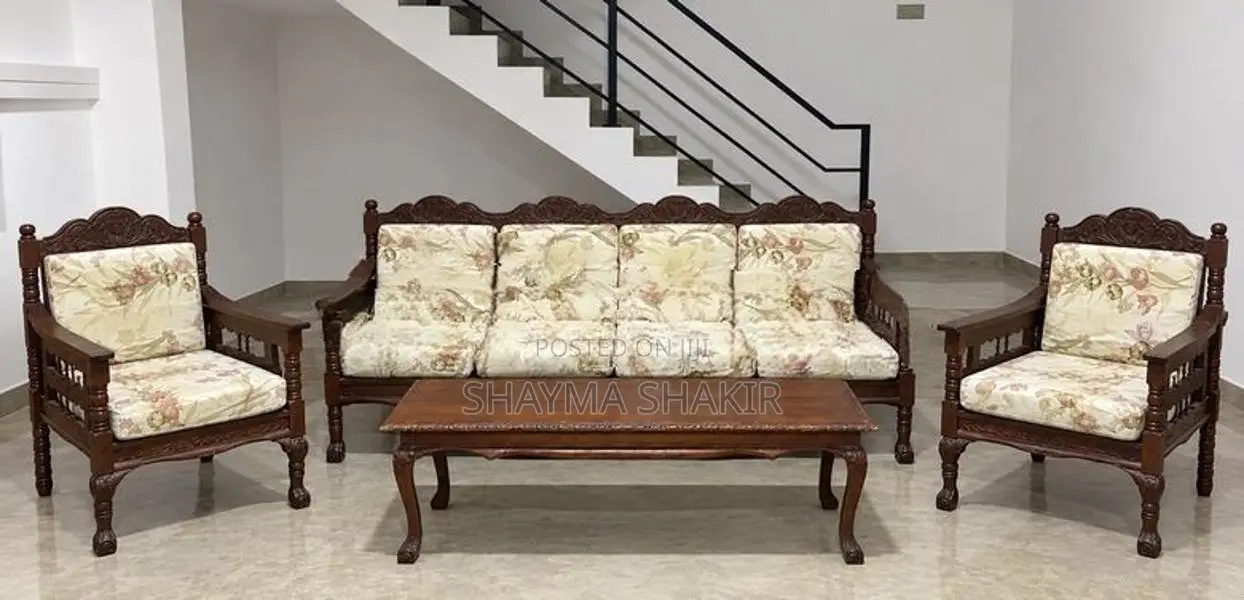 Teak Wooden Sofa Set