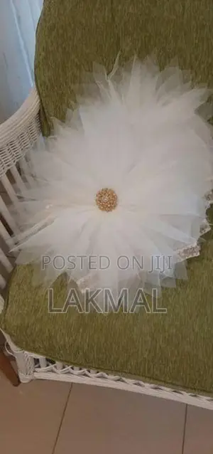 150x Handmade Luxury White Tulle Banquet Chair Decorations