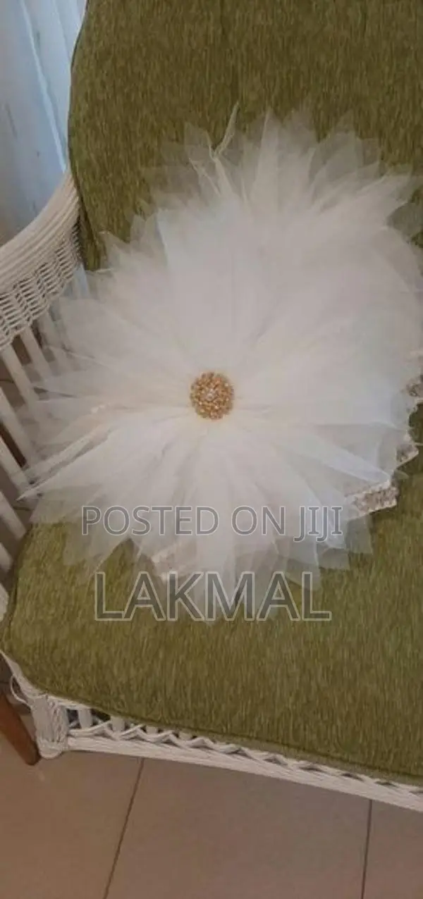 150x Handmade Luxury White Tulle Banquet Chair Decorations
