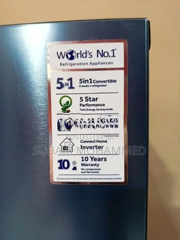 Haier 240L Double Door Non-Inverter Refrigerator (HRF-2902BGI)
