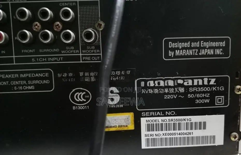 Marantz SR-3500 Pro Logic Amplifier ( Japan 4000W Pmpo)