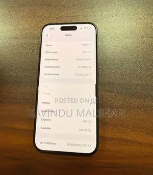 Apple iPhone 15 Pro 256GB (Used)