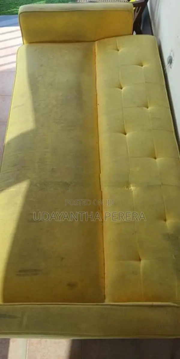 Yellow 4-Seater Sofa