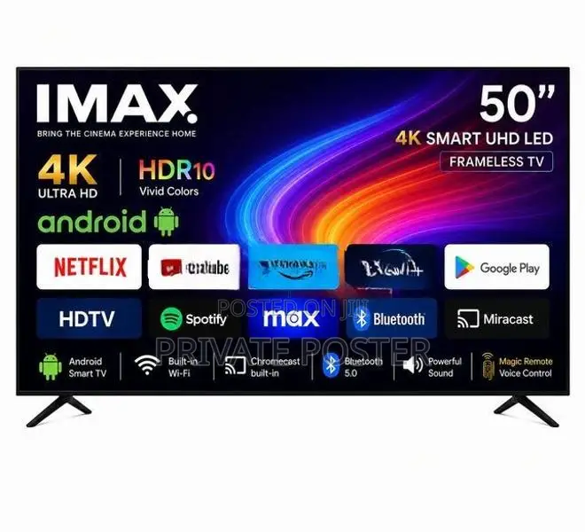 IMAX (JAPAN) 50" Android 14 4K UHD Smart LED Frameless TV