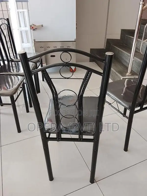 Glass Top Dining Table with 6chairs