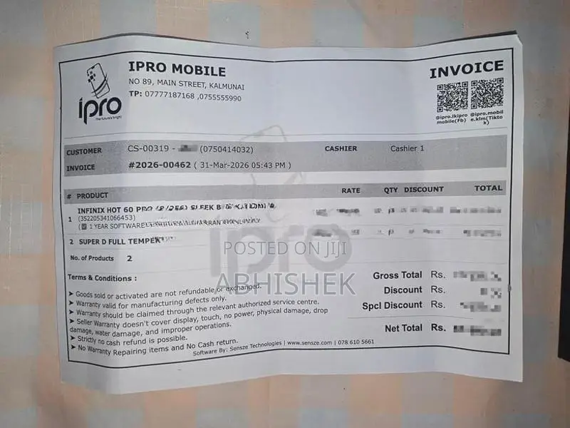 Infinix Hot 60 Pro GB (Used)