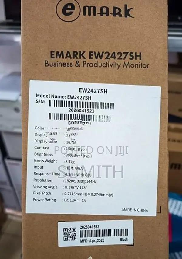 Emark EW2427SH 23.8'' Inch IPS Brand New Monitor
