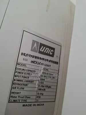 UNIC 24,000 BTU Air Condition