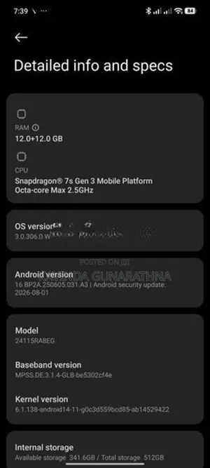 Xiaomi Redmi Note 14 pro+5G (Brand New)