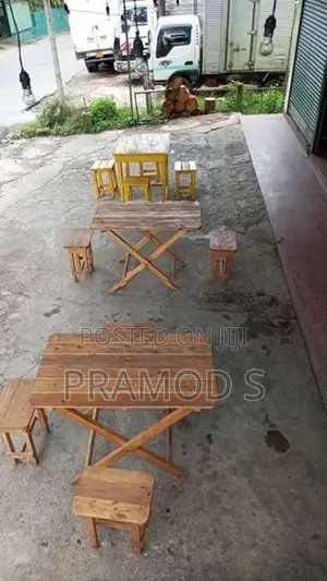 Cafe Table with Chairs